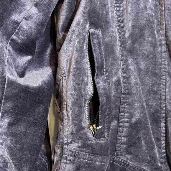 Torrid Metallic Gray Bomber Jacket - Picture 6 of 8